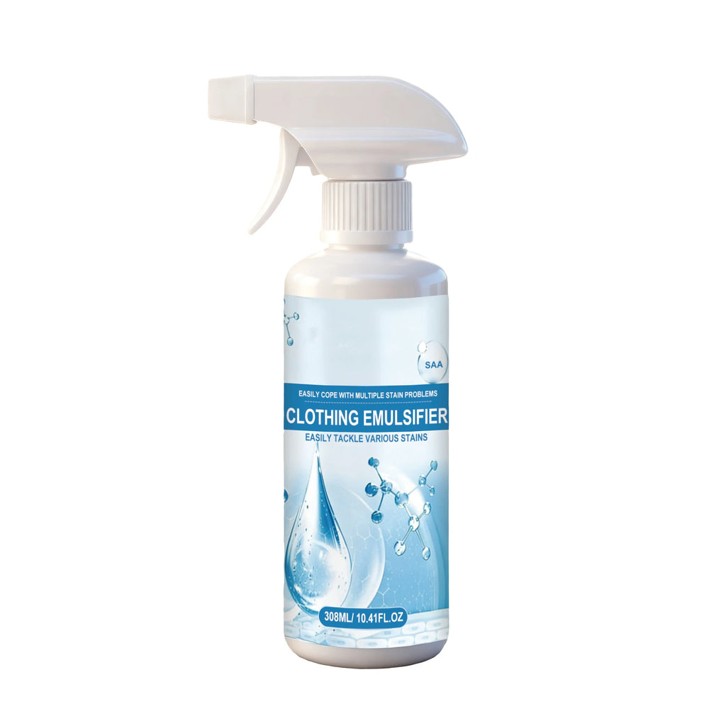 Clothing Emulsifier Stain Remover Spray Removal of Oil, Grease, Blood & Sweat Stains for White Clothes All-Purpose Cleaner 308ml Oasis Select 308ml