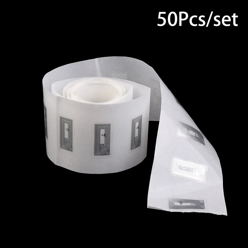 NFC Sticker Chip Ntag213 50Pcs 13 56MHz Wet Inlay Tag 11x21MM Label for Event Registration System Integration Oasis Select Default Title