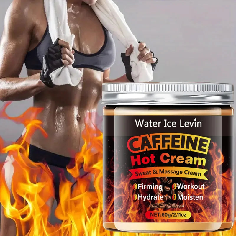 60g Caffeine Thermal Massage Cream - Deeply Nourishing and Firming Moisturizing Cream for Face and Body, Ideal for Exercise, Enhances the Moisturizing System, Moisturizing Cream Oasis Select