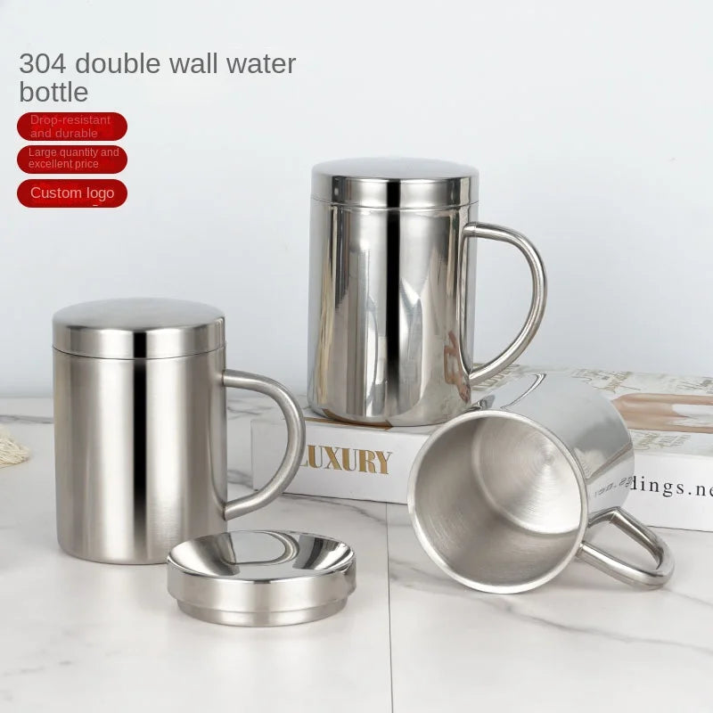 Double Wall Stainless Steel Travel Mug with Lid – 210–400ml Insulated Travel Mug Oasis Select