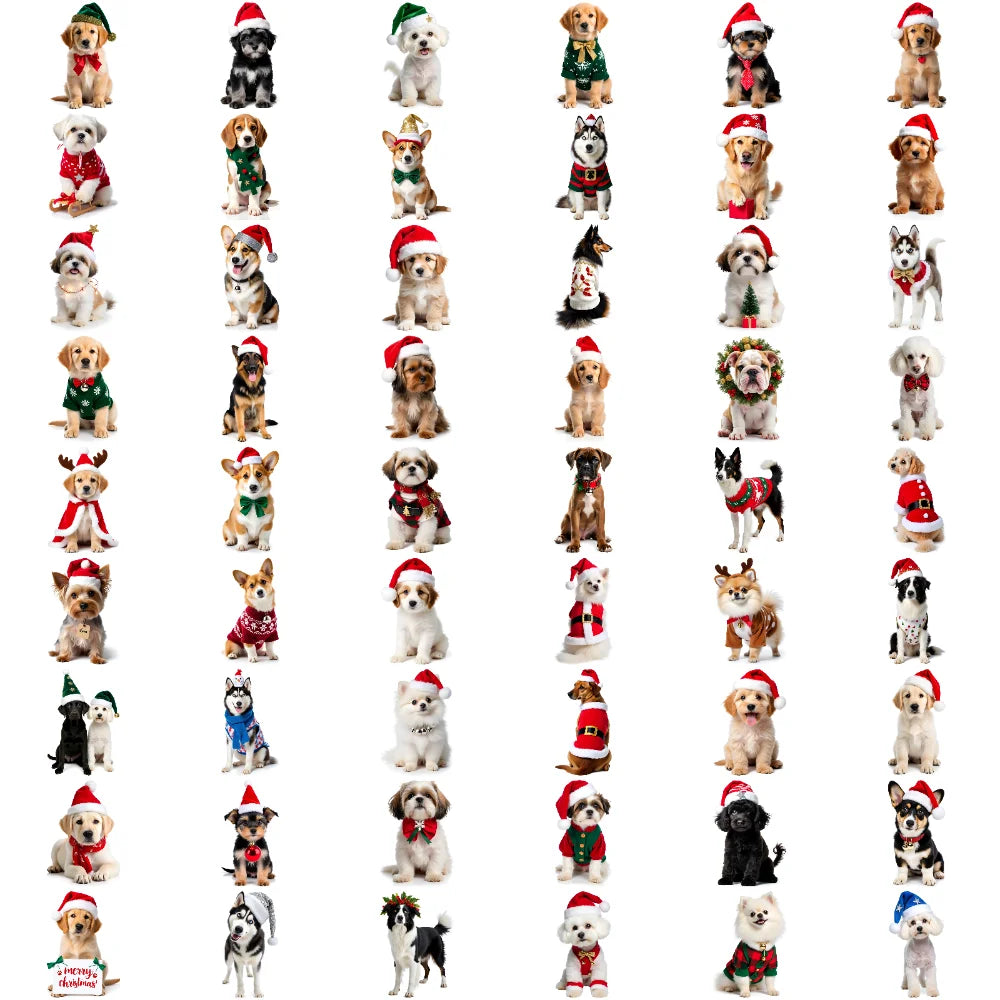 54pcs Christmas Temporary Tattoo Stickers – Waterproof 3D