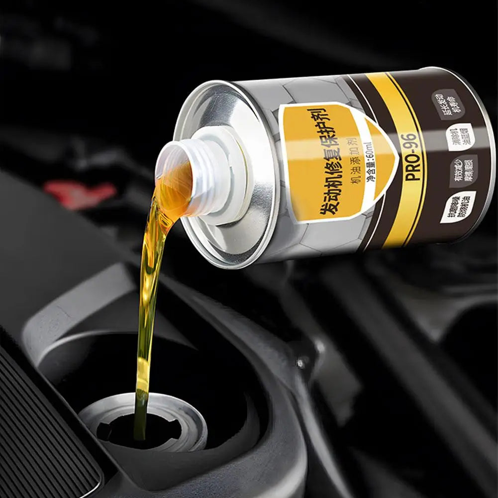 Engine Repair Additive 60ml Cars Engine Anti-Wear Protective Oil Safe Gentle Vehicle Care Cleaner Supplies for Sedans Trucks Oasis Select