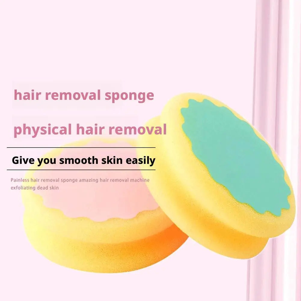 3 Pack Depilation Pads Magic Painless Sponge Hair Removal Depilation Sponge Pad Effective Epilator Facial Body Hair Remover Tool Oasis Select