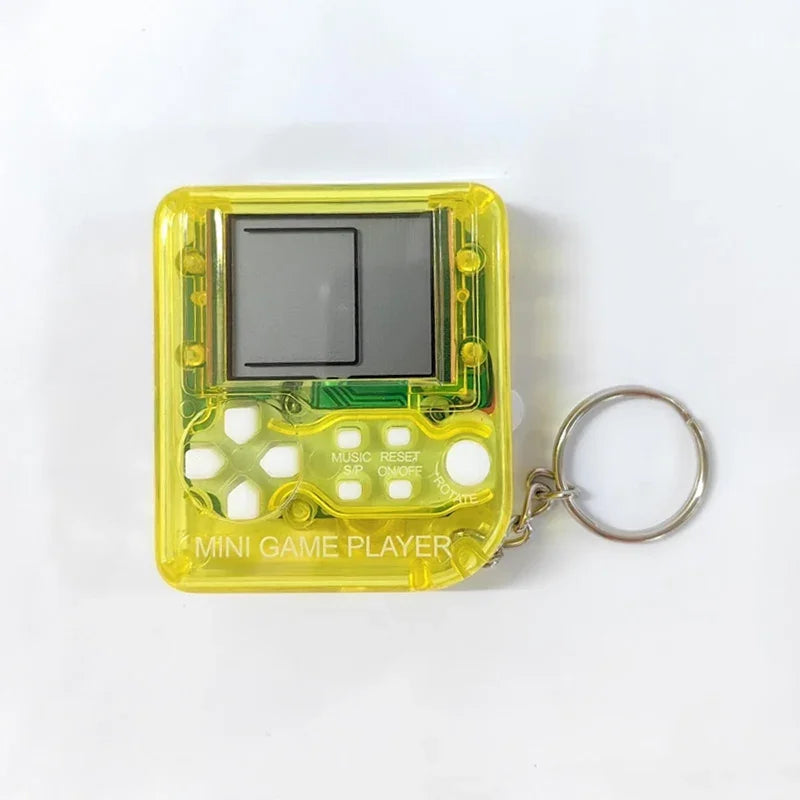 Retro Mini Handheld Game Players Classic Electronic Games Hand Held Console Game Child Puzzle Gaming Console Toys Gift Oasis Select Yellow