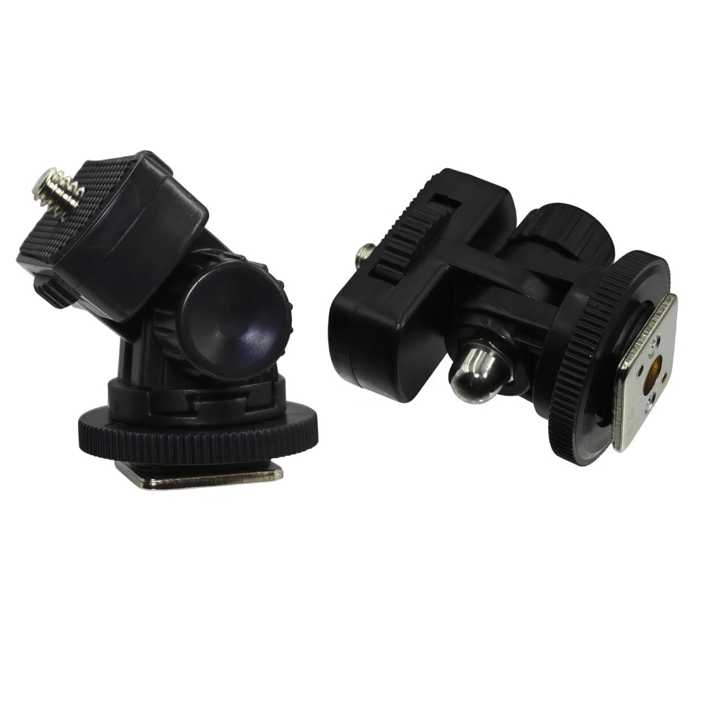 Hot Shoe Phone Mount Adapter for DSLR – 360° Flexible Holder