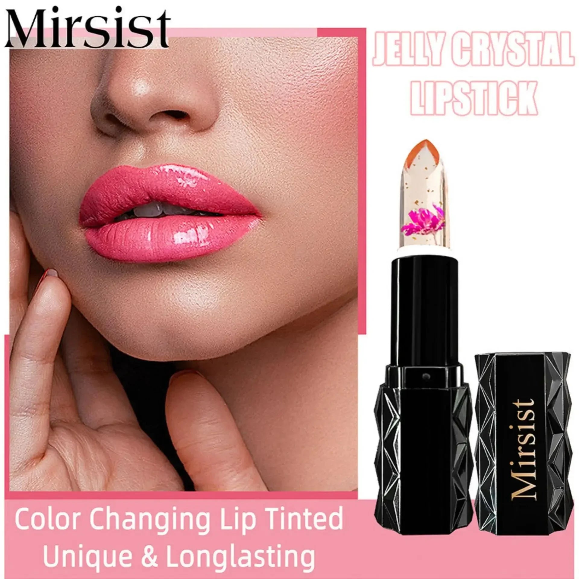 6-Pc Color-Changing Crystal Jelly Lipstick Set | Long-Lasting