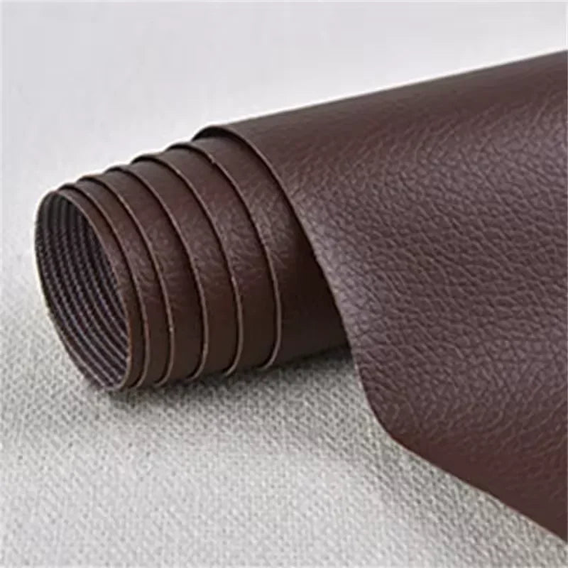 Solid Color Lychee Texture 58cm Thickened Wear-Resistant Self-Adhesive Leather Sofa Repair Sticker Multi-Purpose Protective Film Oasis Select shenzong 58cmX2m