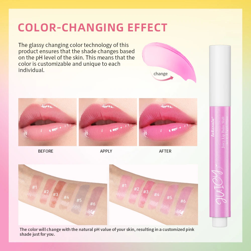 Juicy Lip Balm Shift Nourish Moisturize Long Lasting Hydrating Fade Lip Lines Prevent Dry Lips Magic Color Changing Lipstick Oasis Select