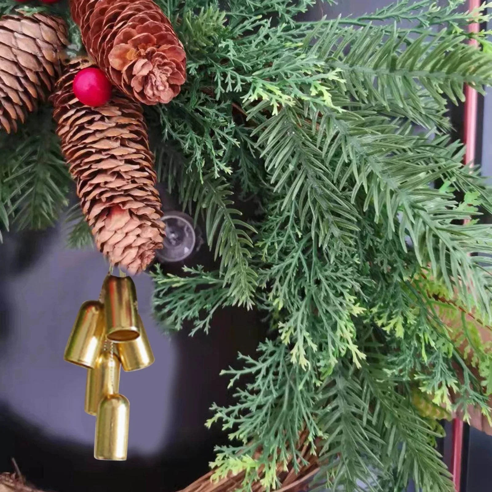 2025 Christmas Wreath Boho Wreath Christmas Day Wreath Home Decoration Door Wall Decoration, Christmas Festival Wreath Decor Oasis Select