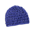Simple Breathable Hair Net Cap Crochet Cap Comfortable Wig Caps Hollowout Mesh Turban Hat for Women Oasis Select Dark Blue