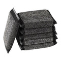 6Pcs Kitchen Dishwashing Sponge Does Not Hurt Pot Brush Pot Artifact Household Scratch-free Sponge Wipe Brush Cleaning tools Oasis Select Black 6Pcs