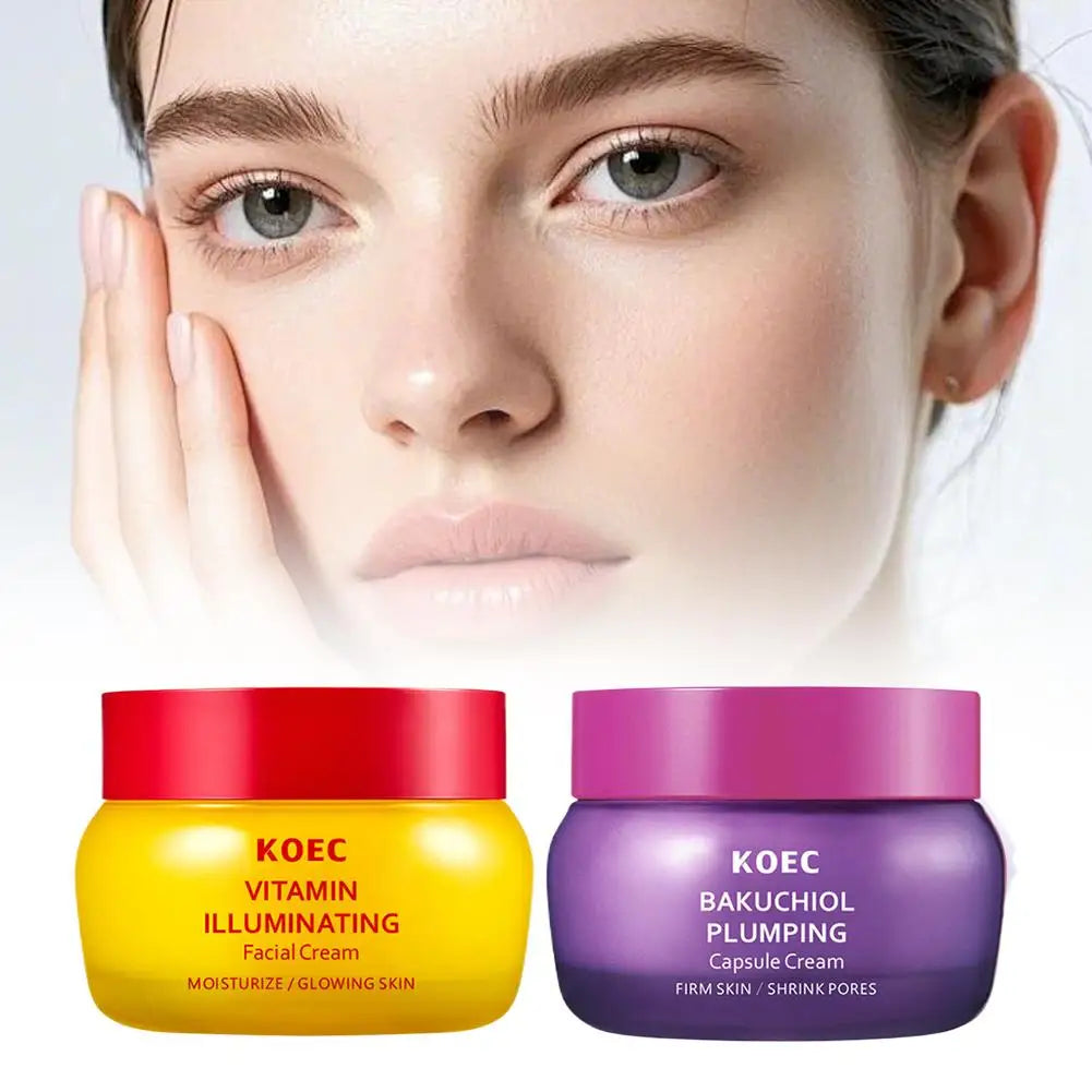 Bakuchiol Plumping Capsule Cream – Firming & Vitamin Moisturizer