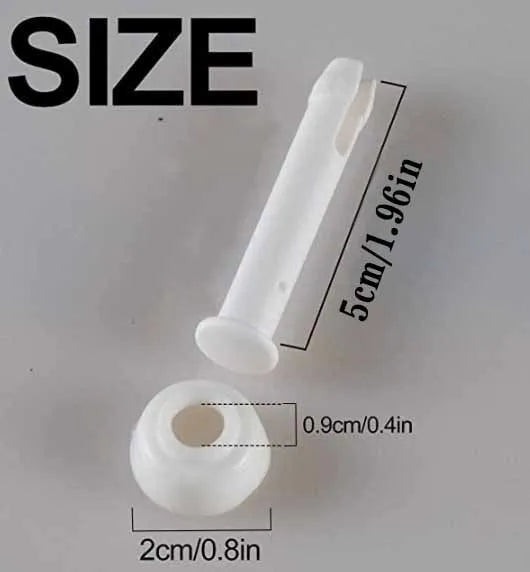 10Pcs Replacement Plastic Pool Joint Pins for Intex Round Metal Frame Pools with Rubber Seals Lock Set Swimming Pool Parts Oasis Select 5cm