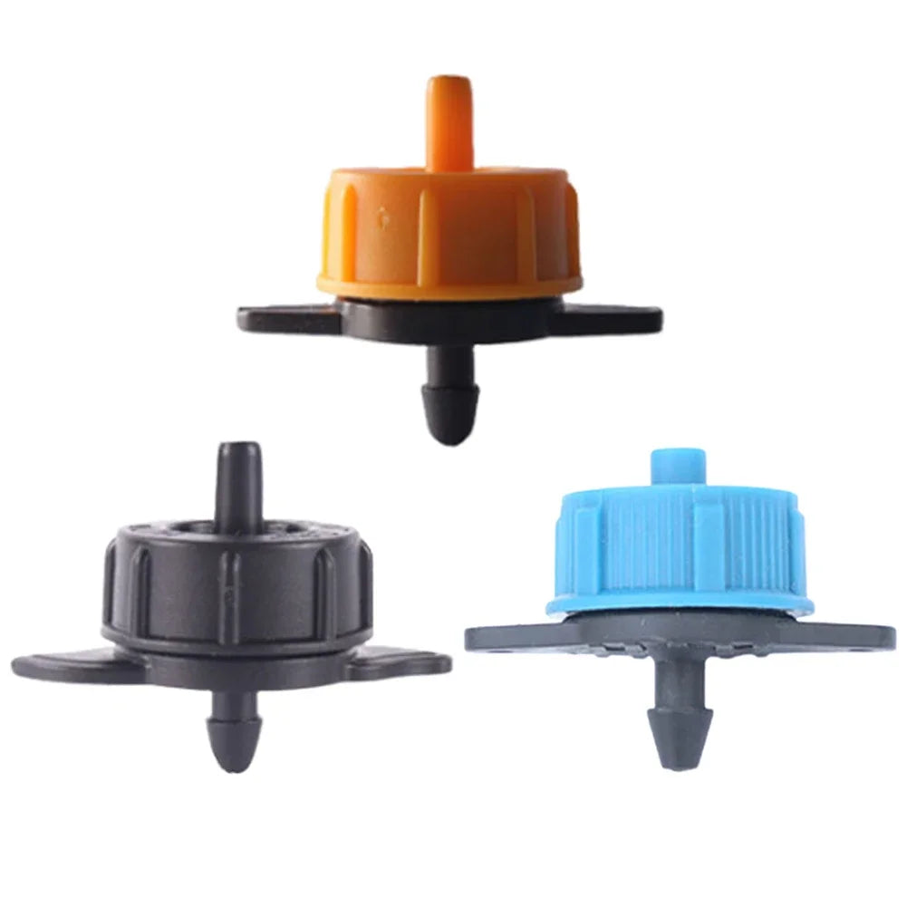 100pcs Drip Irrigation Emitters Micro Connectors 2L/4L/8L Premium Drippers Garden Irrigation System Oasis Select
