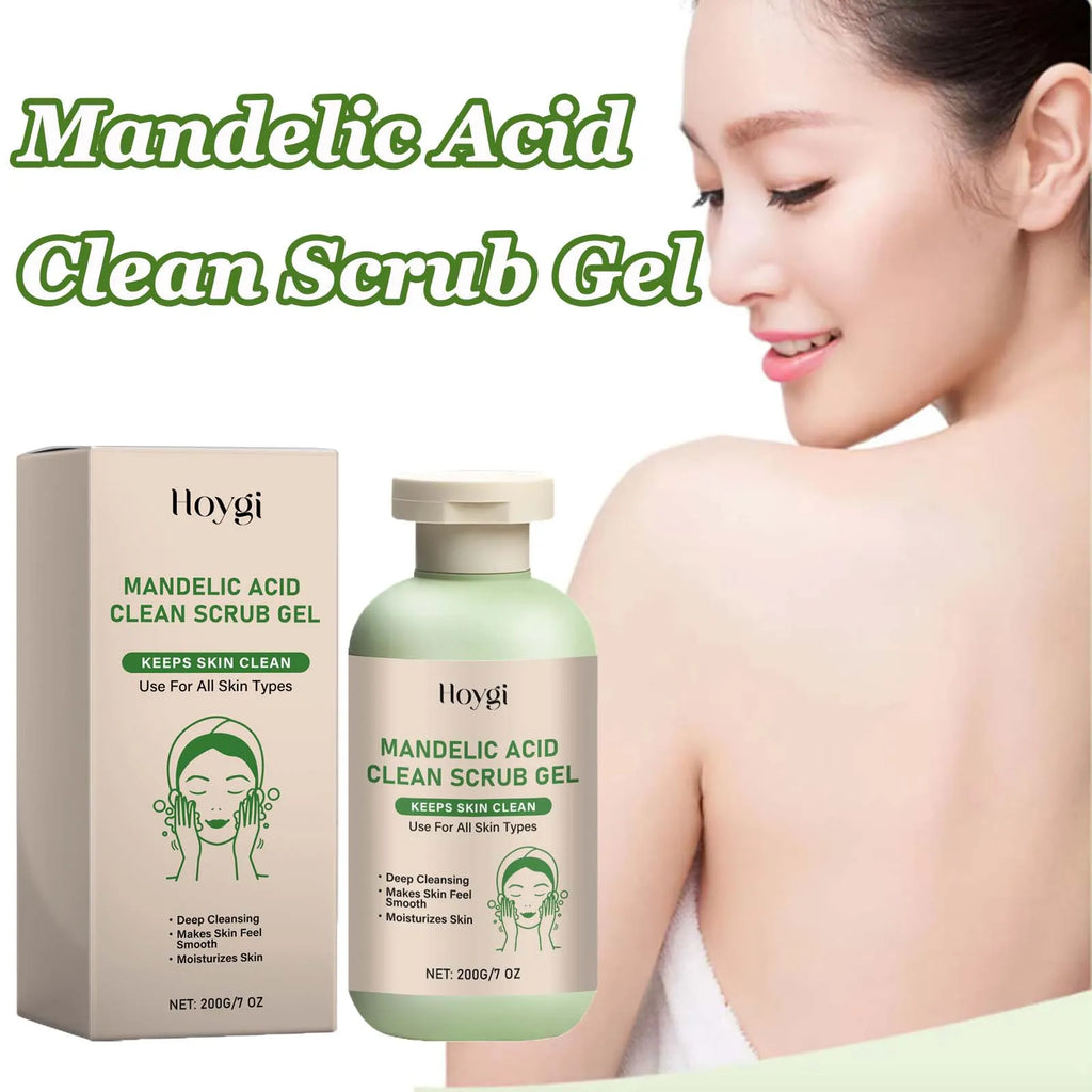Mandelic Acid Body Clean Scrub Gel Exfoliating Gentle Dead Skin Remover Smoothing Skin Care Hydrating Deep Cleansing Scrub Oasis Select