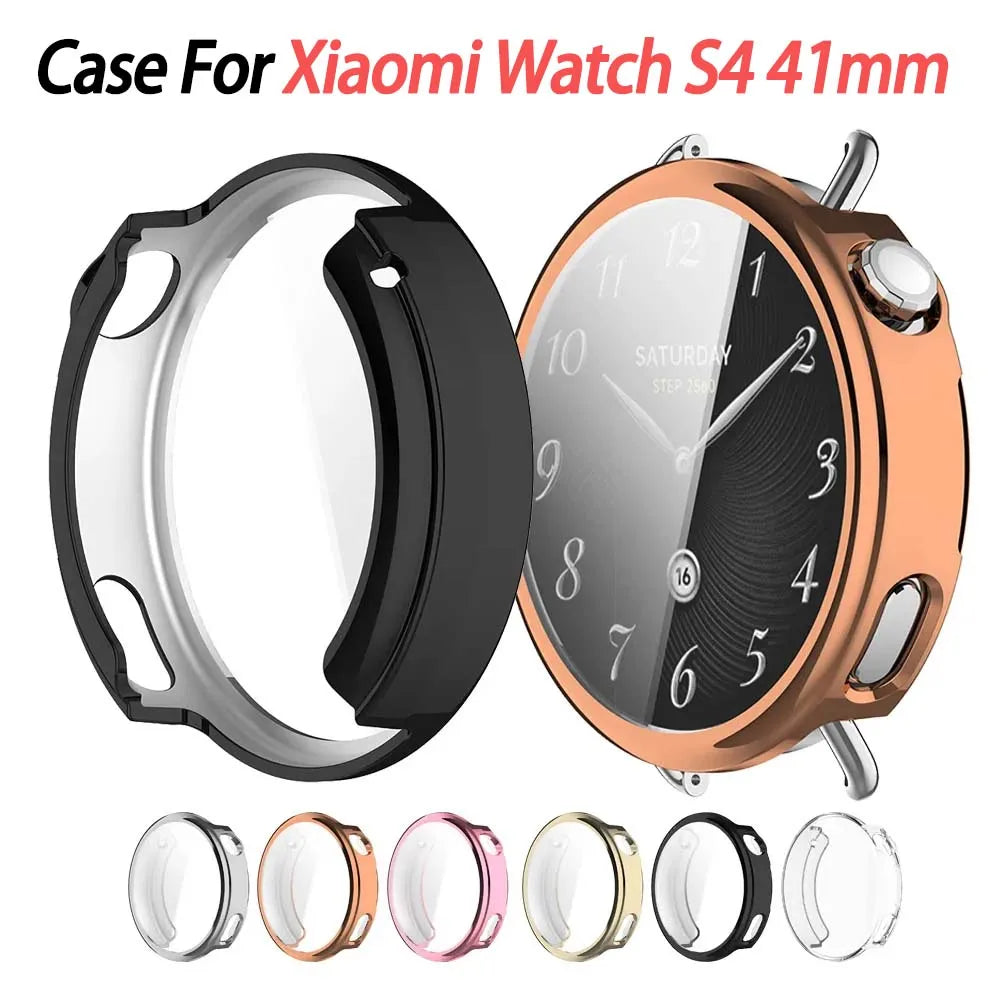 Xiaomi Watch S4 41mm Soft TPU Protective Case & Screen Cover Smartwatch Protective Case Oasis Select