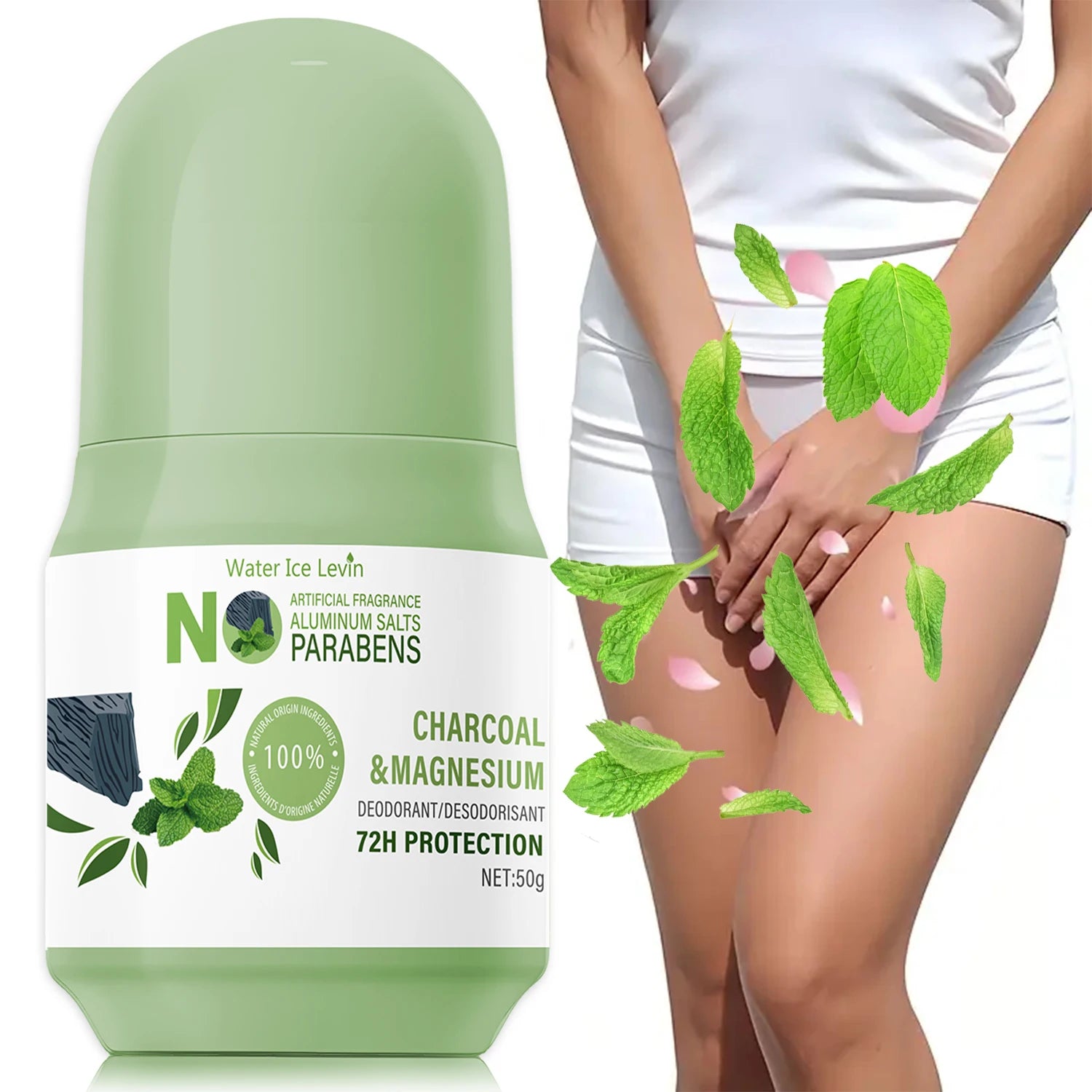 Natural Deodorant Stick – 72H Charcoal & Magnesium, Aluminum-Free Natural Deodorant Stick Oasis Select Default Title