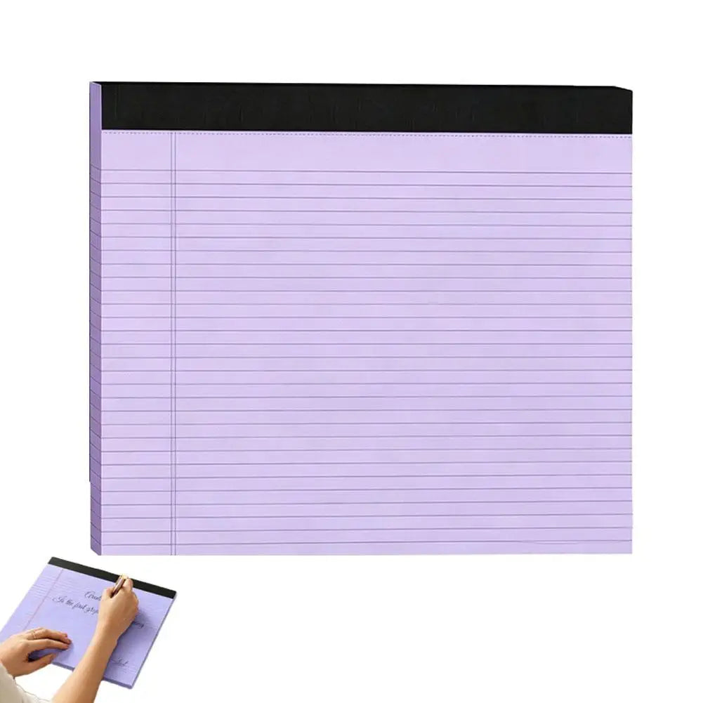 Writing Pad A5 Lined Notebook Colorful Note Paper Stationery Supplies for Students Kids Teachers Office Desk Organization Oasis Select B