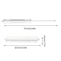 Valet Rod for Closet Retractable Wardrobe Storage Hook Shirt Organizer Slide Out Valet Rod for Women Men Pants Hats Scarves Bags Oasis Select White