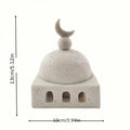 Moon Castle Incense Stand Castle Aromatherapy Stove Decorate Living Rooms or Offices During Ramadan Eid Al Fitr Decoration Oasis Select square