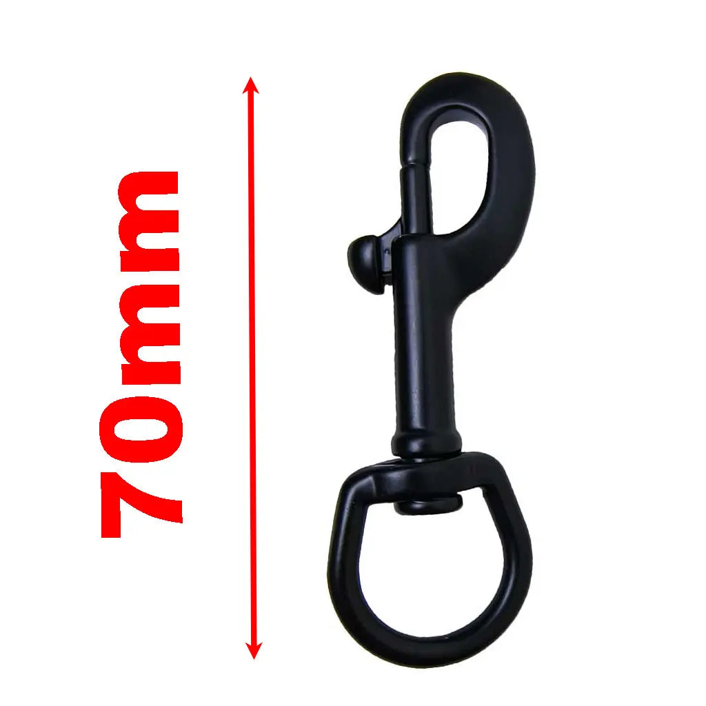 316 SS Scuba Diving Clips Swivel Eye Snap Hook Dive Single Ended Bolt Hook Buckle Dog Clip Gear Equipment for Underwater Oasis Select 70MM