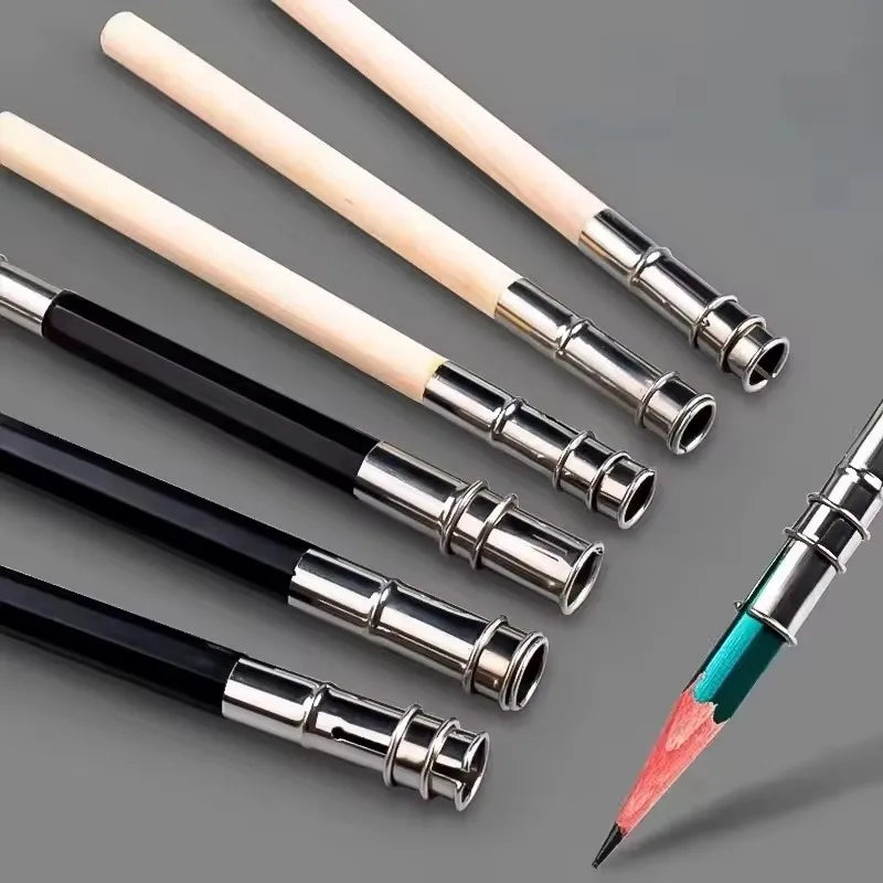 1/3/5pcs Dual-Headed Art Write Tool Adjustable Pencil Extension Stationery Practical Exquisite Portable For Sketch School Office Oasis Select