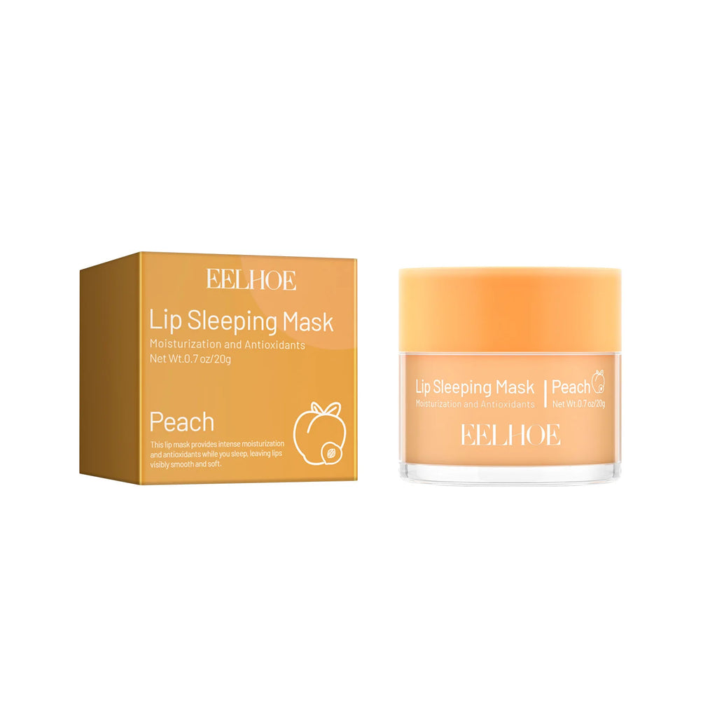 Reduce Lip Wrinkle Line DayNight Repair Lip Balm for Dry Chapped Cracked Dry Lips Moisturizing Hydrating Lip Mask for Women Men Oasis Select Peach