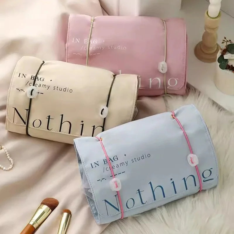 Portable Foldable 4-in-1 Detachable Makeup Bag Large Capacity Travel Cosmetic Organizer Oasis Select