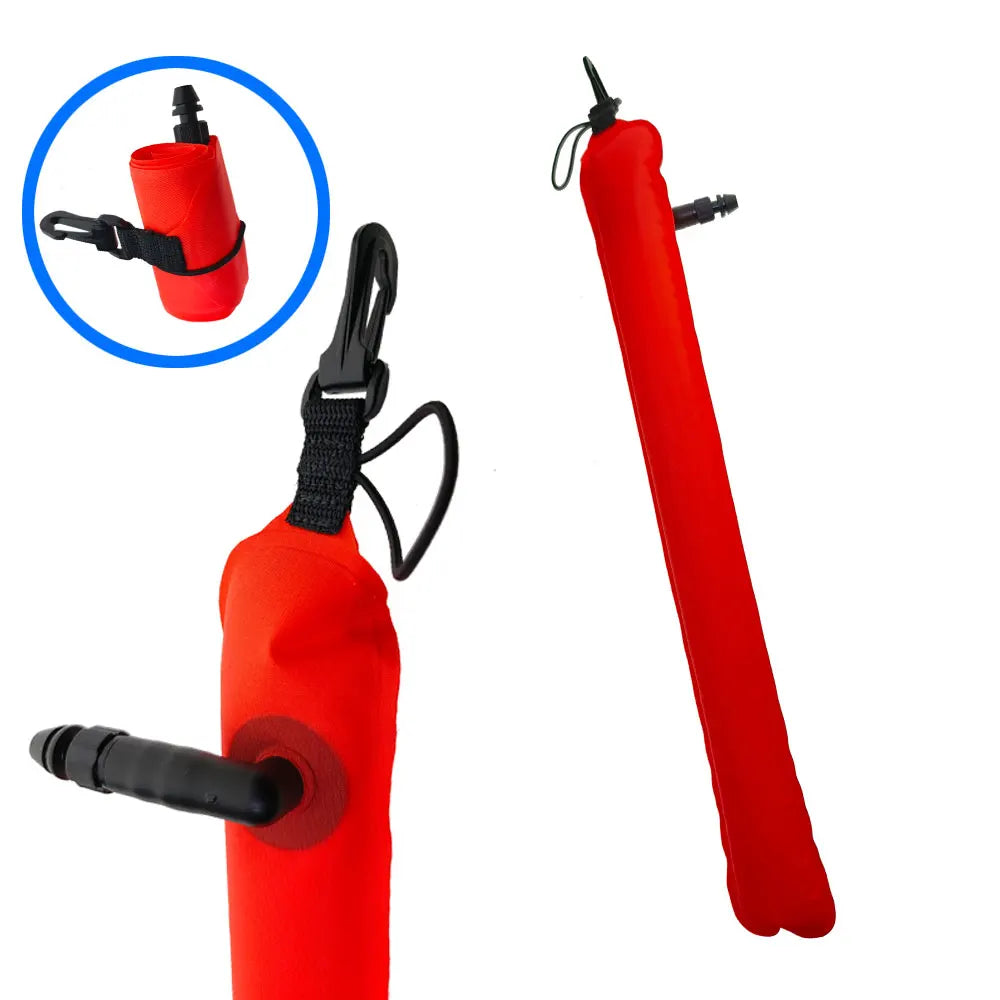 Mini Scuba Diving SMB Surface Marker Buoy Close End 56*8.5cm Oasis Select