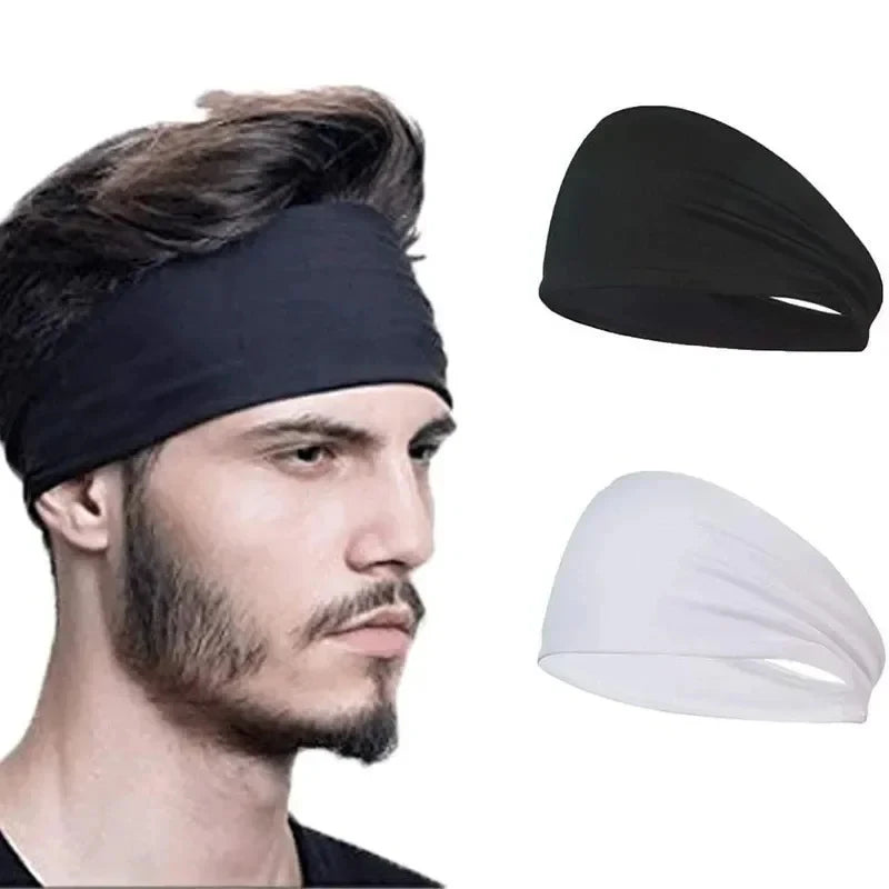 1/8PC Sweatband For Men Women Elastic Sport Hairbands Head Band Yoga Headbands Headwear Headwrap Sports Workout Hair Accessories Oasis Select