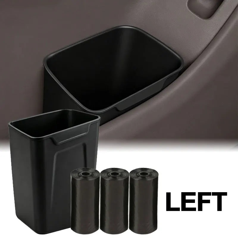 Car Door Storage Box Trash Can Multifunctional Silicone With Garbage Bags Door Bucket Umbrella Organizer For Car Accessories Oasis Select A LEFT 3