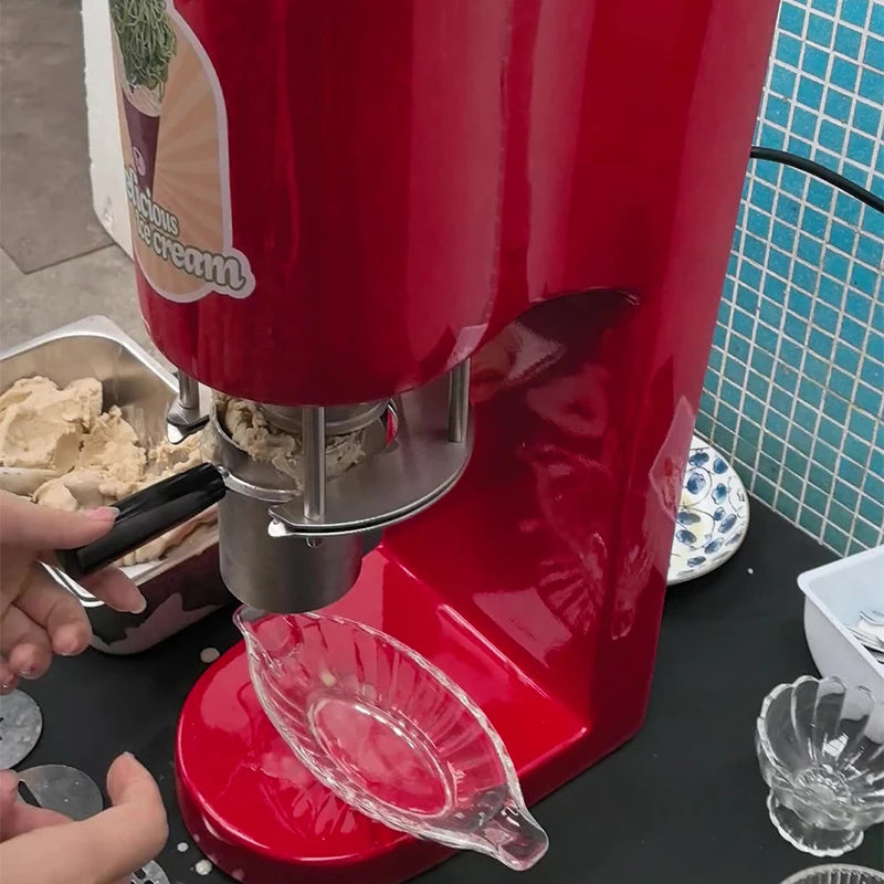 Spaghetti Noodle Ice Cream Machine – 4 Types, 8.5L Self-Cool