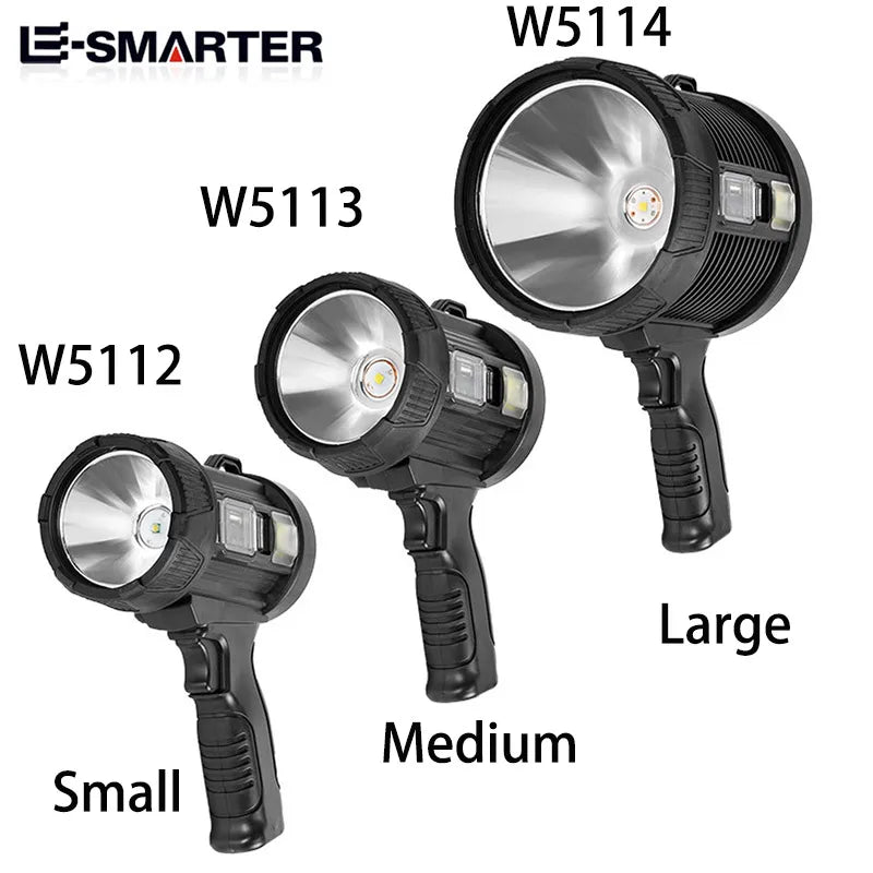 ESMARTER 30W Rechargeable LED Spotlight – Solar & USB, IPX5