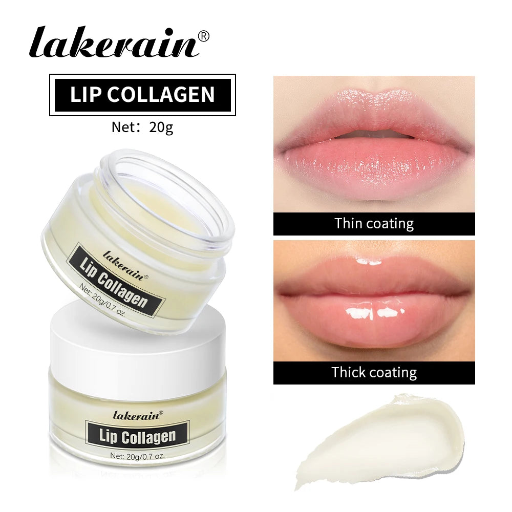 Lip Balm Collagen Lighten Melanin Lip Mask Exfoliating Fade Lip Line Dead Skin Moisturizing Brighten Repair Lip Care Products Oasis Select