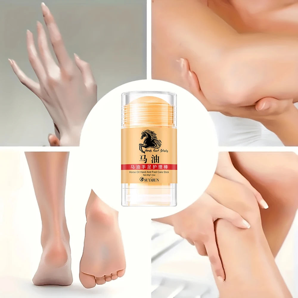 SUYARUN Horse Oil Hand & Foot Moisturizing Balm Stick