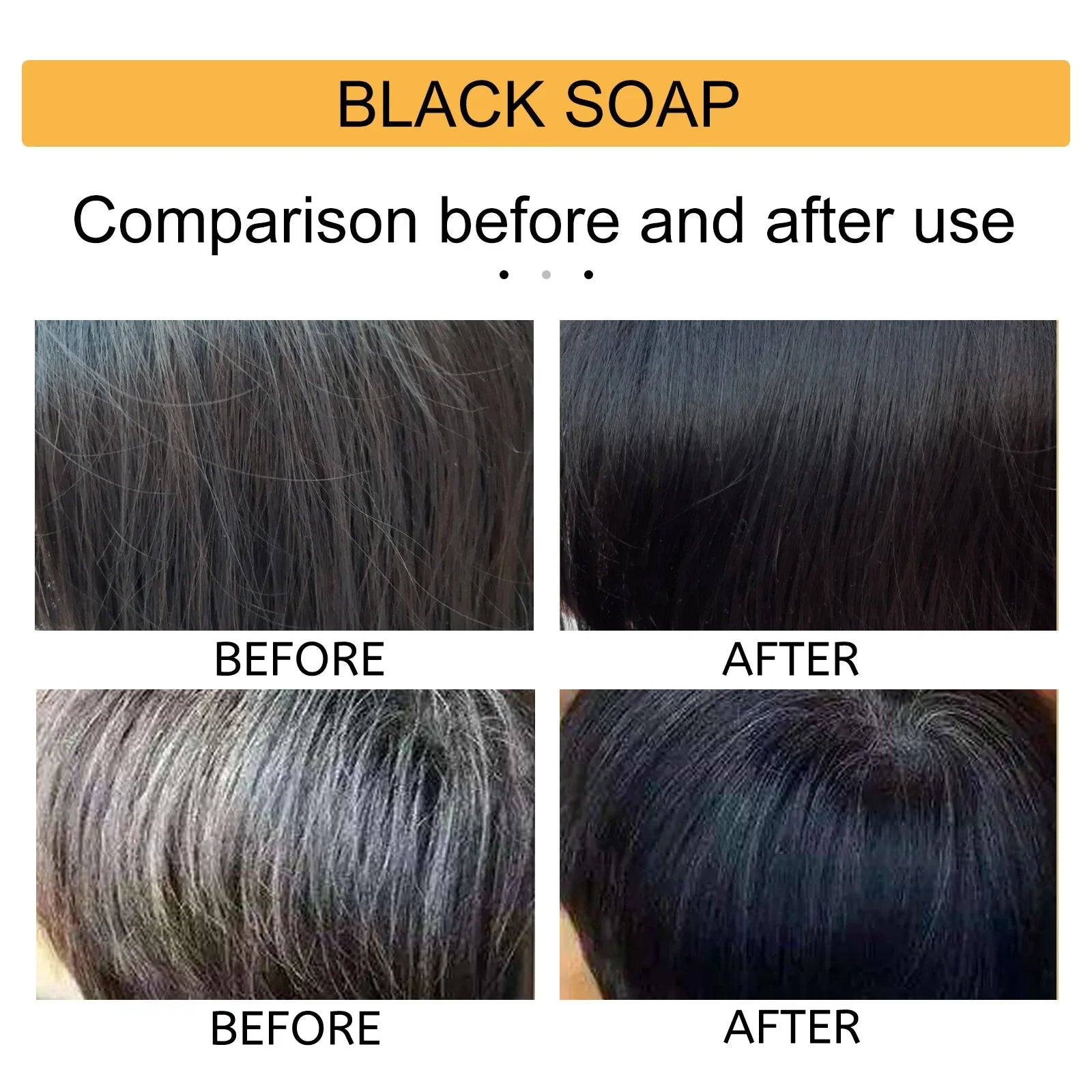 Jaysuing Hair Darkening Shampoo Bar | Natural Black Hair Soap
