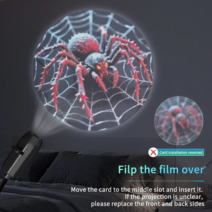 USB Projection Night Light – Planet, Halloween & Christmas Lamp Projection Night Light Oasis Select