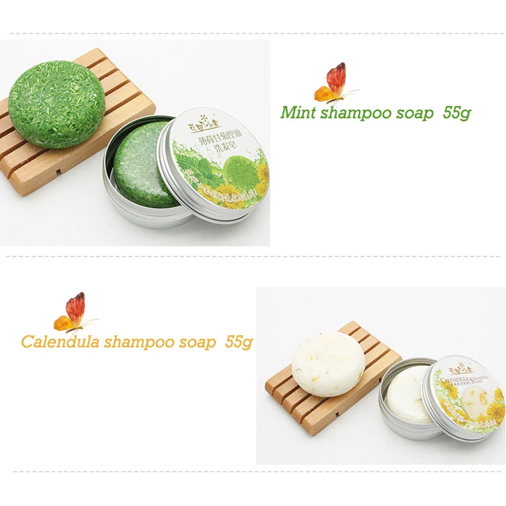 Ginger Shampoo Soap Ginger Hair Regrowth Shampoo Bar Anti-Hair Loss Natural Ginger Shampoo Soap For All Hair Types Oasis Select