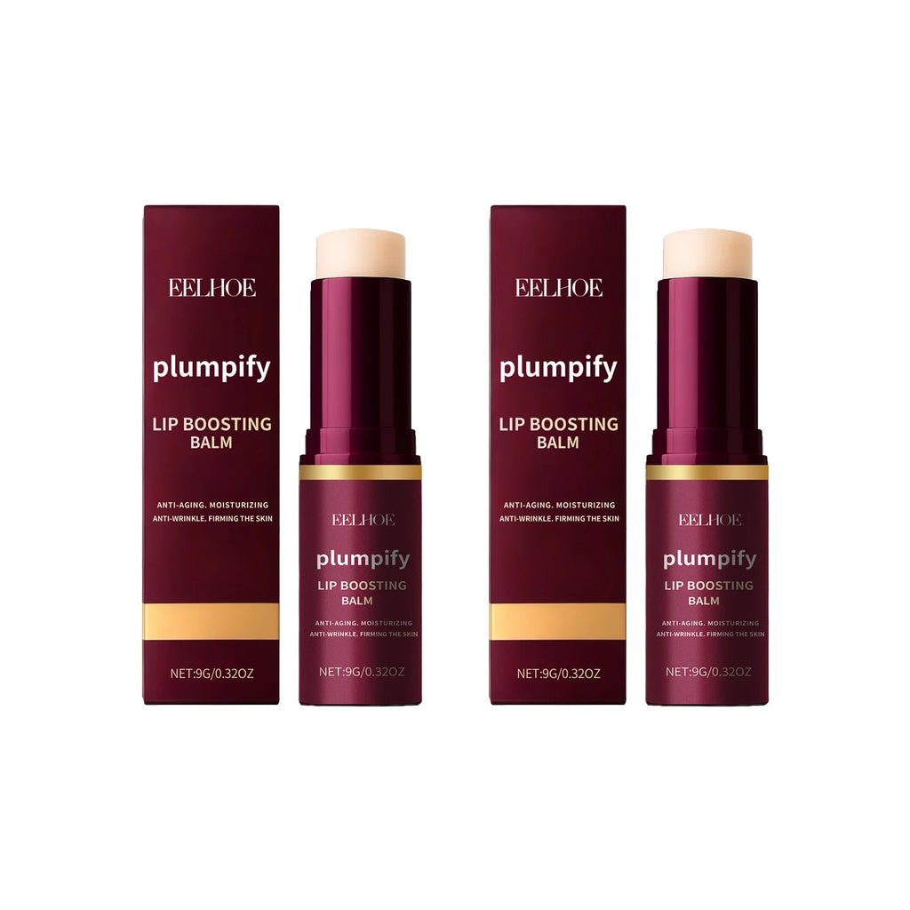 Plumpify Lip Boosting Balm Moisturizing Plumping Sexy Lip Care Fade Lip Lines Nourishing Repair Lip Care Makeup Cosmetics Oasis Select 2 x 9g Boxed