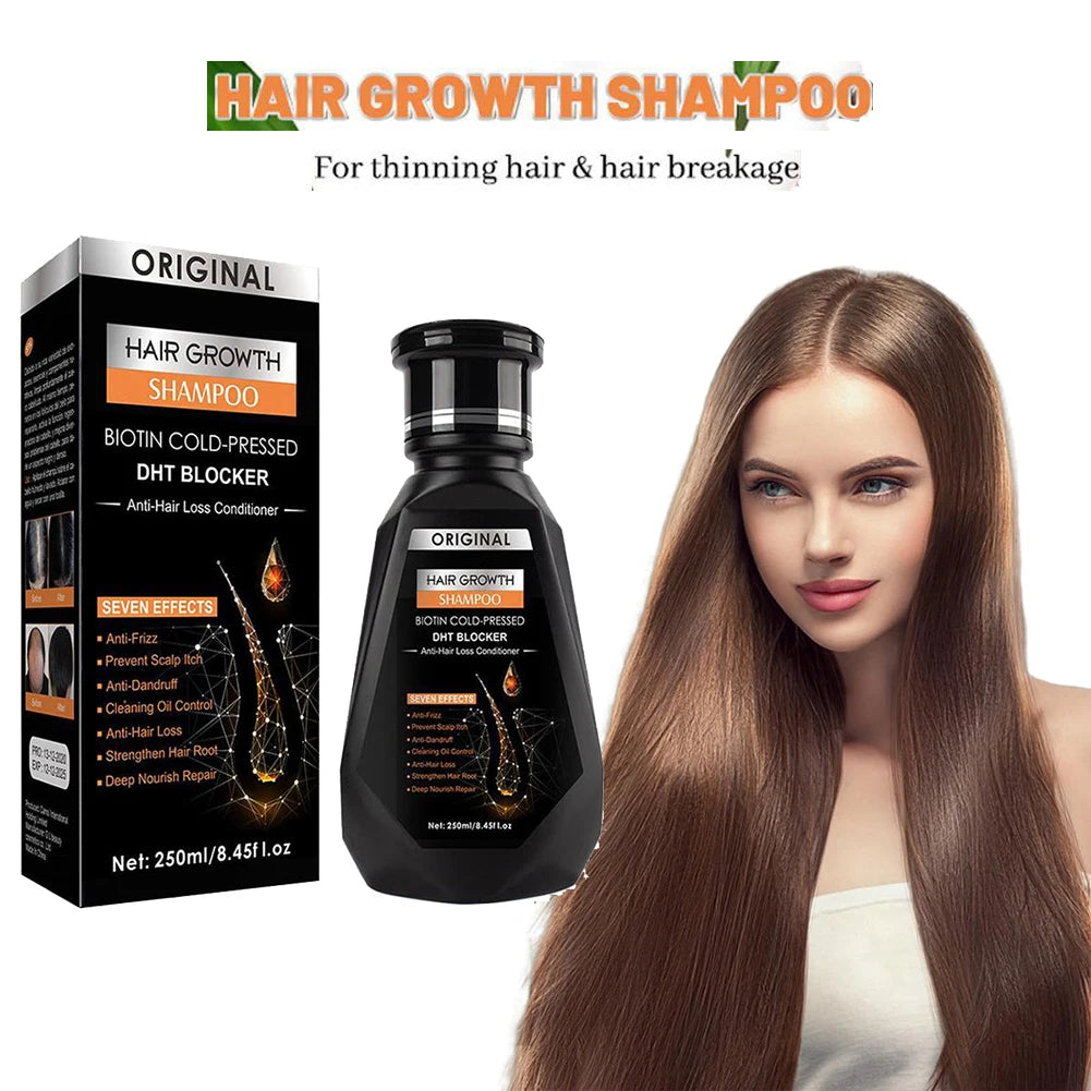 Biotin & Ginger Shampoo 250ml – Hair Growth & Thickening Hair Growth Shampoo Oasis Select
