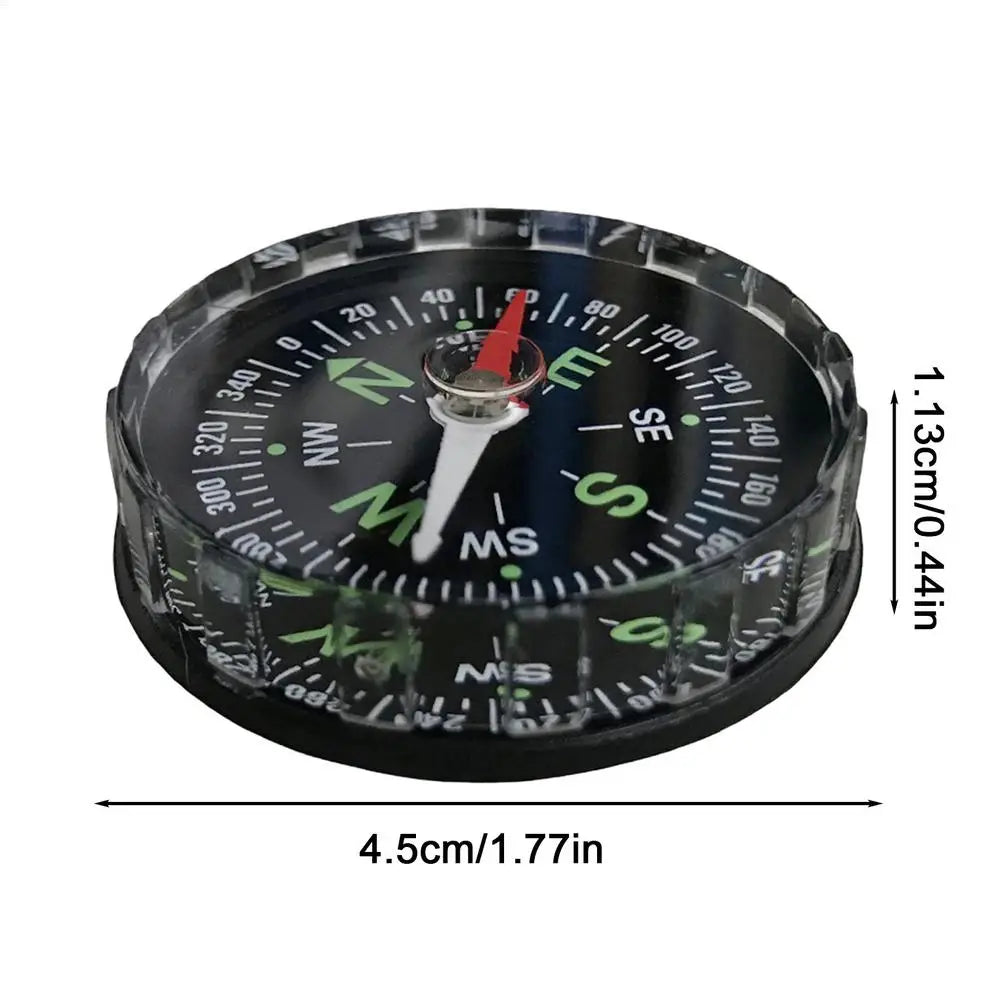Outdoor Waterproof Multi Compass, Sighting Navigation Emergency Survival Gear for Camping Hiking Mountaineering Oasis Select black