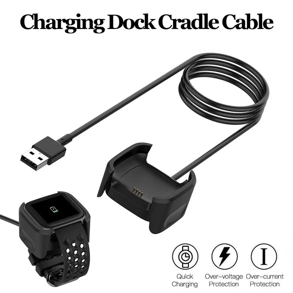 Charging Cable For Fitbit Versa / Versa Lite / Versa 2 Fast Charging Charging Dock Chargers Watch Charger Charger Dock Cradle Oasis Select