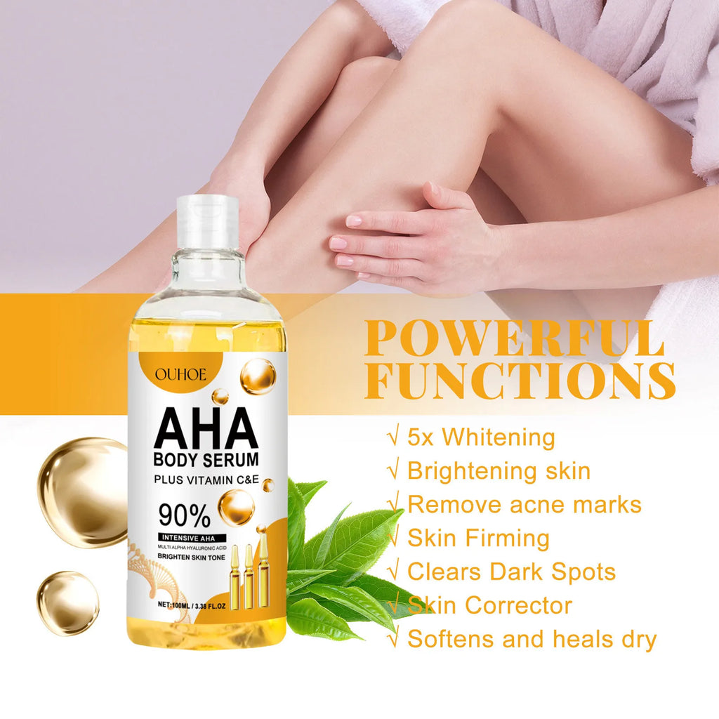 Hyaluronic Acid Vitamin C AHA Face & Body Serum 100ml Face & Body Serum Oasis Select