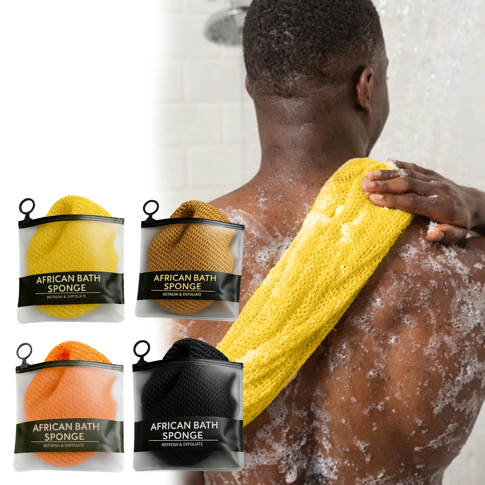 Exfoliating Back Scrub Bath Towel – Remove Dead Skin Exfoliating Bath Towel Oasis Select