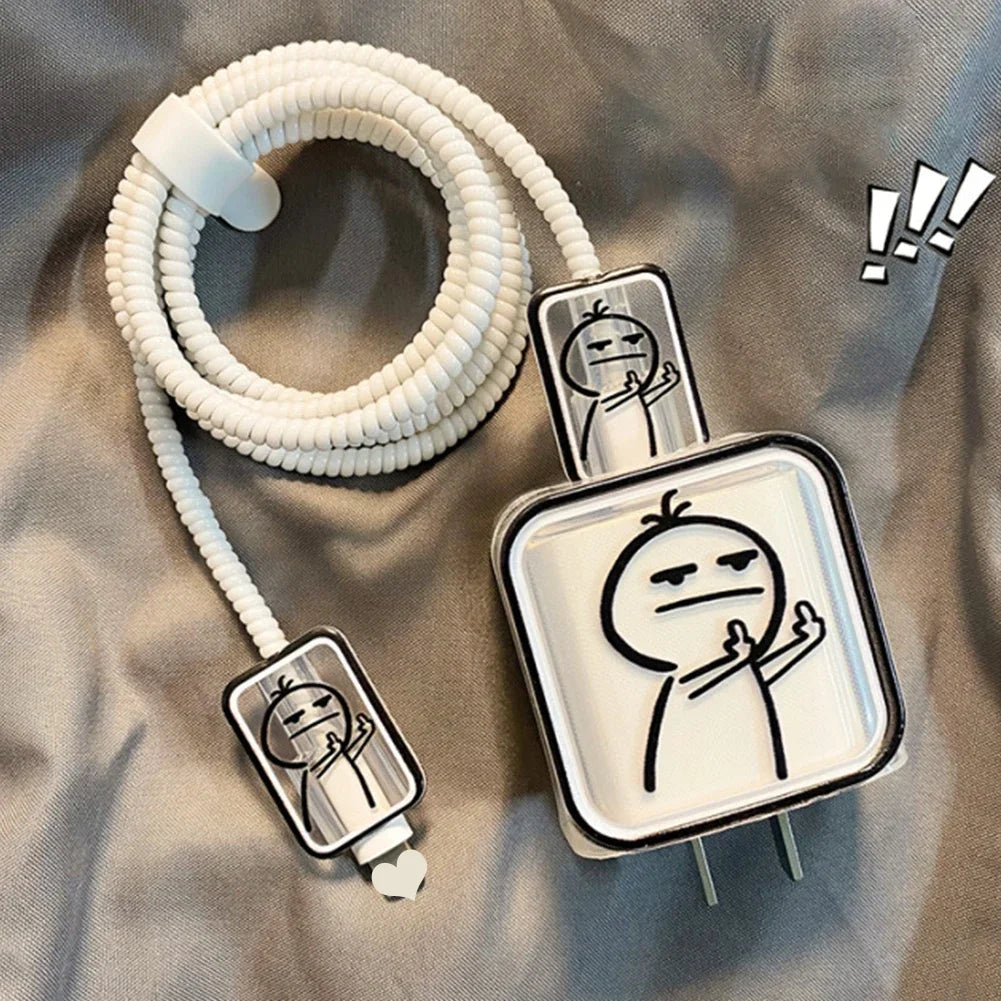 18W 20W Charger Protector Case USB Cable Cover Charging Data Cord Winder Wrap Charger Case Shell for IPhone 15 14 13 12 Pro Max Oasis Select