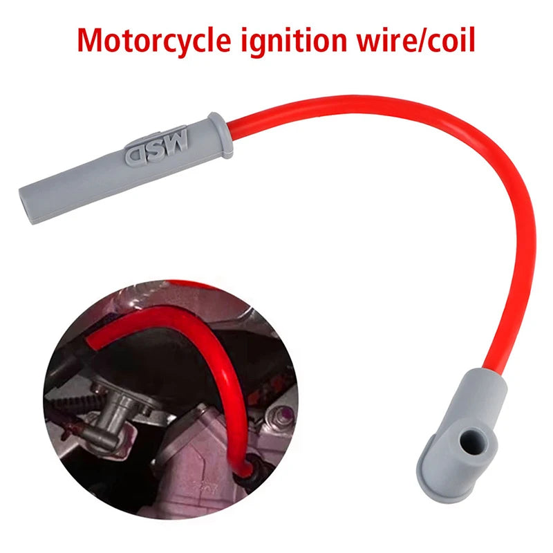 High Voltage Ignition Wire Coil and Spark Plug Cap for Motorcycles Off-Road Vehicle Parts Oasis Select
