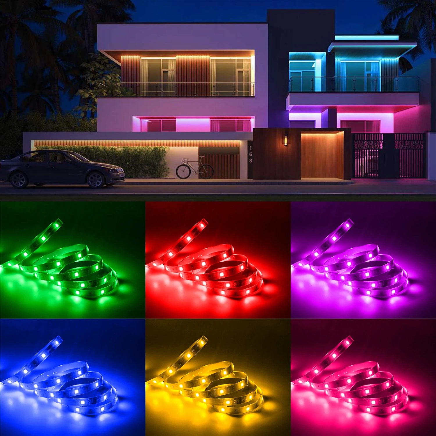 5V RGB 2835 LED Lights Strip Bluetooth APP IR Remote Control USB 0.5m 1m 2m 3m 4m 5m Gaming Room Decoration TV Background Light Oasis Select