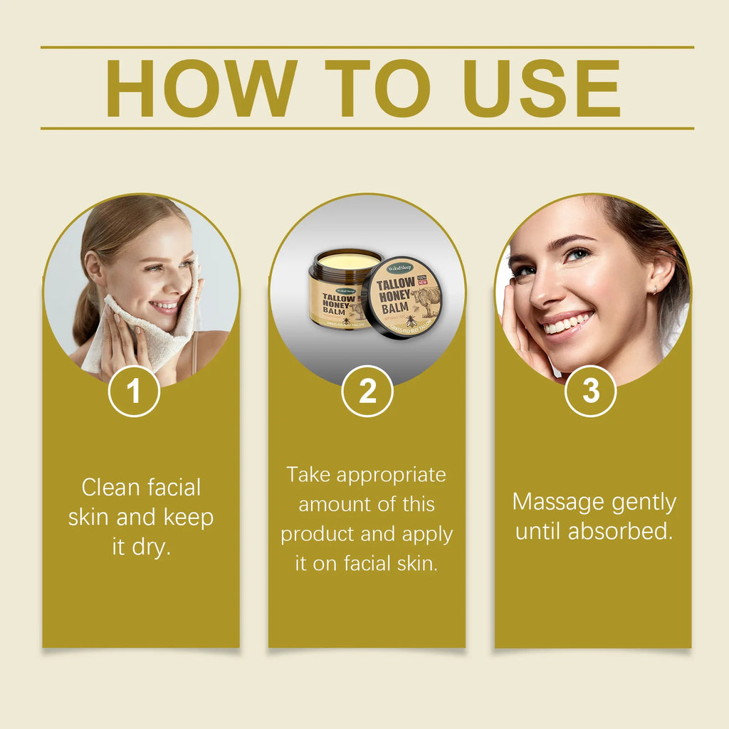 WOODSLEEP Beef Tallow & Honey Moisturizer Cream – Face & Body Face & Body Cream Oasis Select