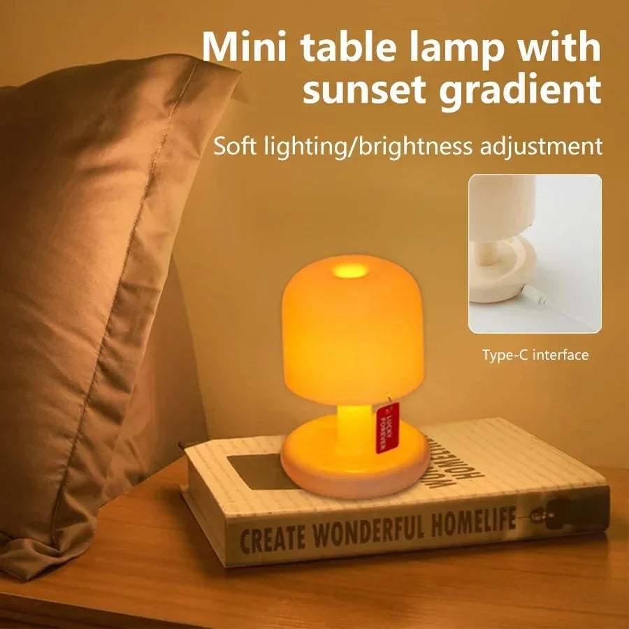 Sunset LED Night Light – Rechargeable Touch Table Lamp LED Night Light Oasis Select