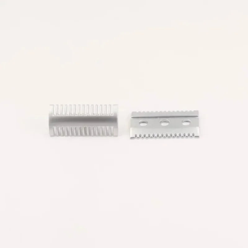 Yaqi Matte Chrome Safety Razor Head – Zinc Alloy Men's Shaving